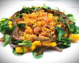 Foto del passaggio 4 della ricetta Insalatina di tartare di salmone con crema di mango
