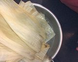 A picture of step 9 of Mushroom Tamales.