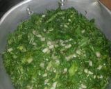 A picture of step 2 of Special spinach.