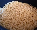 A picture of step 1 of Filipino Style Macaroni Chicken Salad.