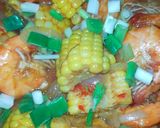 Foto langkah ke 5 dari resep Udang saos padang jagung manis.