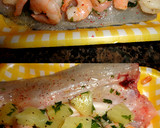 Foto del paso 6 de la receta: Lubina rellena de langostinos y piña