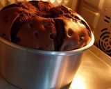 Foto langkah ke 9 dari resep 122. Choco BlackForest Chiffon Cake|oven listrik|.