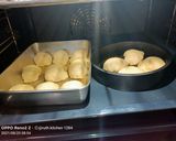 A picture of step 1 of Bread rolls.