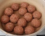 عکس مرحله 2 از دستور کوفته قلقلی با سس سبزیجات