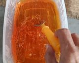 Foto langkah ke 3 dari resep Es Jelly Susu Mangga Jeruk.
