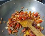 A picture of step 3 of #SIS#Uraddal appe(veg with coriander,pudina onion,tomato chutney.