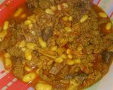 A picture of step 4 of Tripe with White Beans.