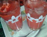 A picture of step 5 of Rooh afza sharbat.