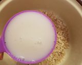Mangós-kókuszos zabkása recept fázis 2 fotója