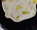 A picture of step 2 of Aloo ka parath.