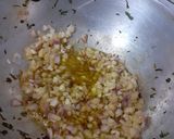 A picture of step 5 of Aloo palak.