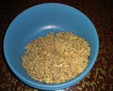 A picture of step 3 of Green Apple laddu.