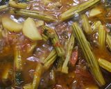 सहजन की सब्जी (sahjan ki sabzi recipe in Hindi) रेसिपी चरण 5 फोटो