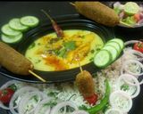 A picture of step 8 of Lobia kabab.