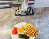 🧀🥓Bacon-Cheese Gofri 🧇❤️🍳 recept fázis 6 fotója