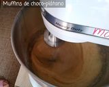 Foto del paso 6 de la receta: Brownie muffins de nueces y plátano (sin gluten)