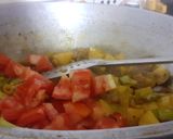 A picture of step 5 of Tuvar,aloo,baigan, papdi aur tamatar ki mixed sabzi.