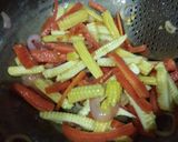 A picture of step 3 of Hot vegetable sizzler.