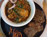 A picture of step 4 of Sindhi Seyal chicken.