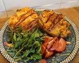 A picture of step 7 of Italian potato skins.