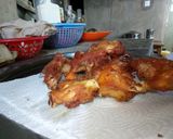 A picture of step 2 of Deep fried kienyeji chicken.