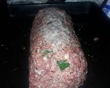 Foto del paso 1 de la receta: Pan De Carne Relleno Con Jamón & Queso !