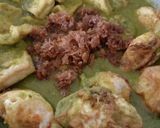 Foto langkah ke 5 dari resep 401. Cabe Hijau Udang Telur dan Tahu.