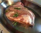 Une image de l'étape 6 de Épaule d'agneau à l'ail et romarin et ses piments verts (recette plancha).