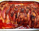 Parasztsonkás egyben sült tarja recept fázis 4 fotója