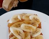 A picture of step 3 of My French toast with 🍌 and 🍯.