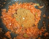 A picture of step 4 of Chole Kulche.