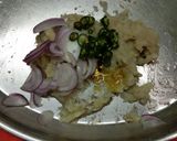 A picture of step 20 of Bharta with lefover watered rice (Panta Bhat).
