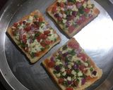 A picture of step 5 of Vegetable Cheese Toast.