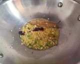 A picture of step 4 of Peas and makhana curry in white gravy.
