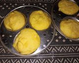 A picture of step 3 of Mango idli.