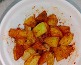 आलू चाट (aloo chaat recipe in Hindi) रेसिपी चरण 3 फोटो