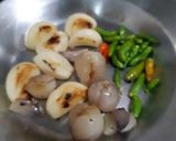 รูปขั้นตอนการทำที่ 2 ของ น้ำพริกกุ้งสดแห่งโชคลาภ #อาหารไทยง่ายๆ #สารทจีน #福 #redtable