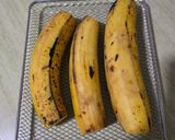 Gambar langkah 2 resipi Cheesecake Pisang Tanduk Gula Melaka.