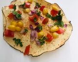 A picture of step 7 of Masala Papad.