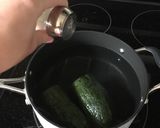 A picture of step 1 of Zucchini Ricotta Pasta.