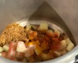 A picture of step 2 of Surprise Curry (from watermelon white waste part.