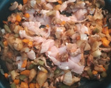 Foto del paso 6 de la receta: Berenjenas rellenas de pollo