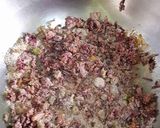 A picture of step 1 of Beetroot thalipeeth.