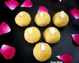 A picture of step 4 of Besan ladoo.