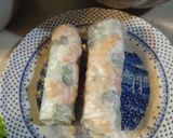 A picture of step 6 of Fresh Spring Rolls with Grilled Chicken and Shrimp.
