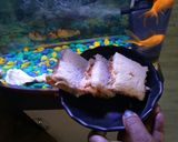 A picture of step 5 of Rassian finger sandwich.