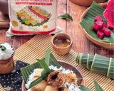 Foto langkah ke 9 dari resep Putu Bambu Buah Naga.