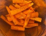 A picture of step 1 of “Carrot fries”.