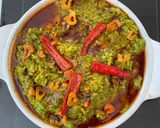 A picture of step 7 of Garlic and spinach khichadi.
